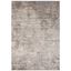 Gray Abstract Synthetic 6x9 Rectangular Area Rug