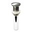 Brushed Nickel Bathroom Sink Push Pop-Up Drain Stopper