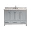 Chilled Gray 48" Stone Top Single Sink Vanity