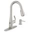 Essie Stainless Steel Touchless Pull-Down Kitchen Faucet with Soap Dispenser