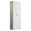 White Particle Board Office Storage Cabinet with Adjustable Shelving