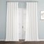 Magnolia Off White Room Darkening Faux Linen Curtain Panel