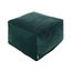 Marine Micro-Velvet Large Pouf Ottoman with Eco-Friendly Fill