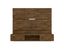 Rustic Brown Wall Mount Floating Entertainment Center