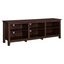 Classic Brown 70-inch Laminate MDF TV Stand with Adjustable Shelving