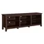 Classic Brown 70-inch Laminate MDF TV Stand with Adjustable Shelving