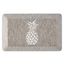 Coffee Polyester Pineapple Design Kitchen Mat 19.6" x 32"