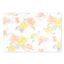 Yellow and Coral Floral Reversible PVC Kitchen Mat, 20"x30"