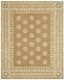 Beige and White Hand-Tufted Wool 8' x 10' Area Rug