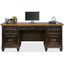 Hartford Black Wood Home Office Desk with USB Ports