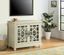 Antique White Traditional Small Spaces TV Stand with Cabinet