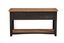 Antique Black and Honey Rustic Solid Pine Console Table with Storage