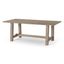 Weathered Grey Rectangular Reclaimed Wood Dining Table