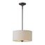 Bongo 2-Light Oil Rubbed Bronze Drum Pendant