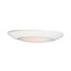 White Aluminum LED Flush Mount Ceiling Light