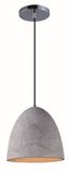 Crete Mini Bowl LED Pendant in Polished Chrome with Glass Accent