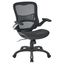 Black Mesh Executive Swivel Office Chair with Lumbar Support