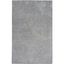 Slate Gray Abstract Handmade Wool 4' x 6' Rug