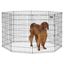 Black Metal 42" Tall Foldable Pet Exercise Pen