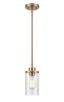 Modern Gold Glass Mini Pendant Light