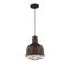 Architectural Bronze Indoor/Outdoor Deep Bowl Pendant Light