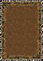 Jungle Safari Animal Print Oval Area Rug