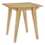 Minimalist Solid Wood Accent Side Table - English Ash