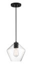 Clarity Contemporary Coal Glass 1-Light Pendant