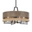 Silver Creek 4-Light Brushed Nickel Drum Pendant