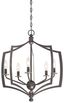 Downton Bronze and Gold 5-Light Candelabra Chandelier