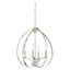 Enchanted Carriage Polished Nickel 4-Light Candelabra Pendant