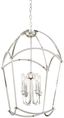 Jupiter's Canopy Polished Nickel 4-Light Transitional Pendant