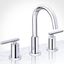 Mia Polished Chrome Widespread Bathroom Faucet with Lever Handles