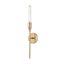 Elegant Aged Brass Dimmable Wall Sconce with Direct Wired Electric