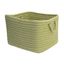 Modern Farmhouse Sage Braided 2-Piece Storage Basket Set