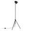 Bruno Blackened Bronze Tripod Floor Lamp with Voice Control