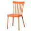 Classic Orange Windsor Mid-Century Modern Side Chair