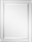 Elegant Full-Length 30x40 Silver Wood Framed Beveled Mirror