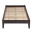 Espresso Twin Solid Wood Platform Storage Bed with 4 Drawers