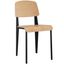 Cabin Essence Natural Black Wood and Metal Dining Side Chair