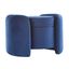 Nebula Midnight Blue Velvet 28" Ottoman with Storage