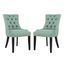 Laguna Tufted Upholstered Side Chair with Nailhead Trim