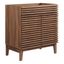 Render Walnut 30" Mid-Century Modern Bathroom Vanity Cabinet