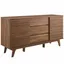 Walnut Mid-Century Modern Sideboard Buffet with Cabinet