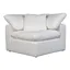 Terra 38'' Cream LiveSmart Fabric Stress-Free Corner Chair
