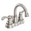 Elegant Distressed Bronze Two-Handle Centerset Bathroom Faucet