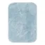 Luxurious Diamond Blue Plush Bath Rug 17" x 24"