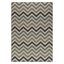 Sage Chevron Synthetic 3'11" x 5'7" Easy-Care Area Rug