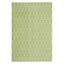 Green Trellis Flat Woven Reversible Indoor/Outdoor Rug 6'7" x 9'6"