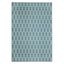 Trellis Charm Blue Synthetic Rectangular 5'3" x 7'6" Area Rug